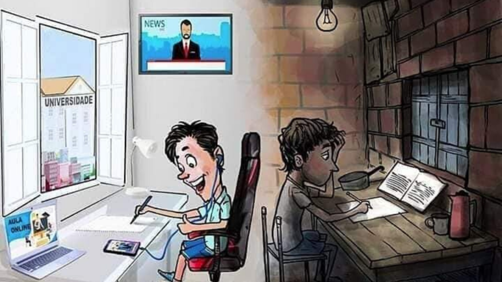 Desigualdade de acesso à tecnologia no Brasil