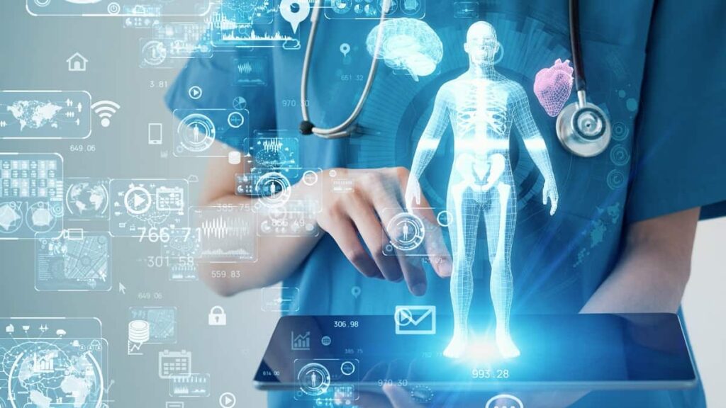 "IA auxiliando médicos em diagnósticos precisos